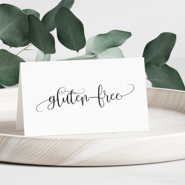 Carte de tente Gluten Free Table (Créateur téléchargé)
