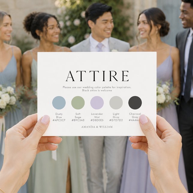 Carte de tenue de mariage English Meadow (Créateur téléchargé)