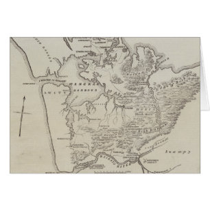 Carte de terre entre Auckland et rivière de