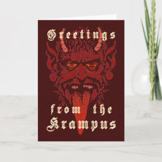 Carte de tête Krampus