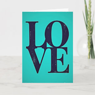 Carte de texte d'amour classique