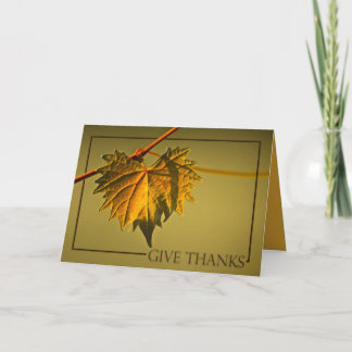 Carte de thanksgiving