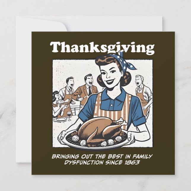 Carte de Thanksgiving (Devant)