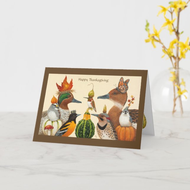Carte de Thanksgiving (Fleur jaune)