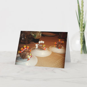 Carte de Thanksgiving "Dindes Croustillantes"
