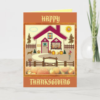Carte de thanksgiving pour n'importe qui