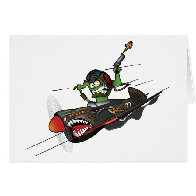 Carte de tigre de vol (Devant horizontal)