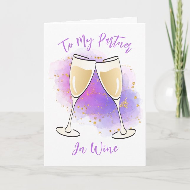 Carte de toast Anniversaire pour elle (Devant)