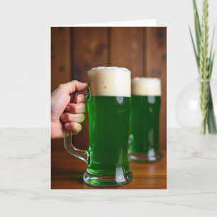 Carte de Toast Vert Émeraude