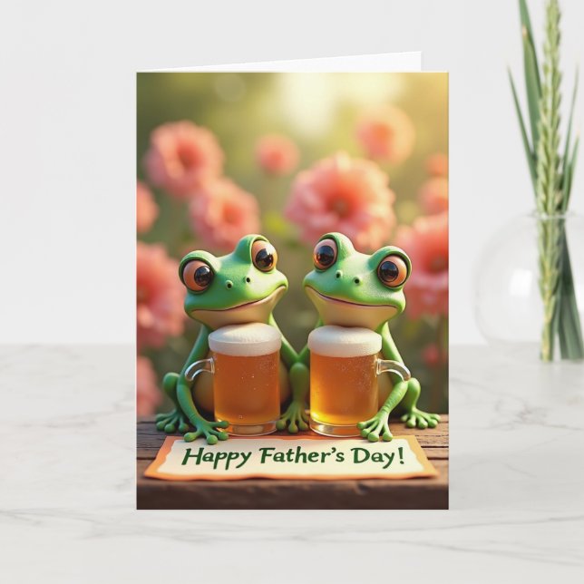Carte de toasts pour la fête des pères (Devant)