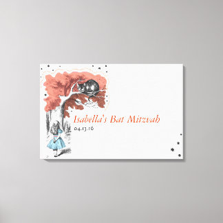 Carte de toile d'authentification Alice In Wonderl
