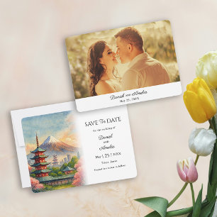 Carte de Tokyo pour annoncer votre mariage à desti