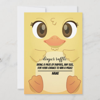 carte de tombola à couche neutre pour canard migno