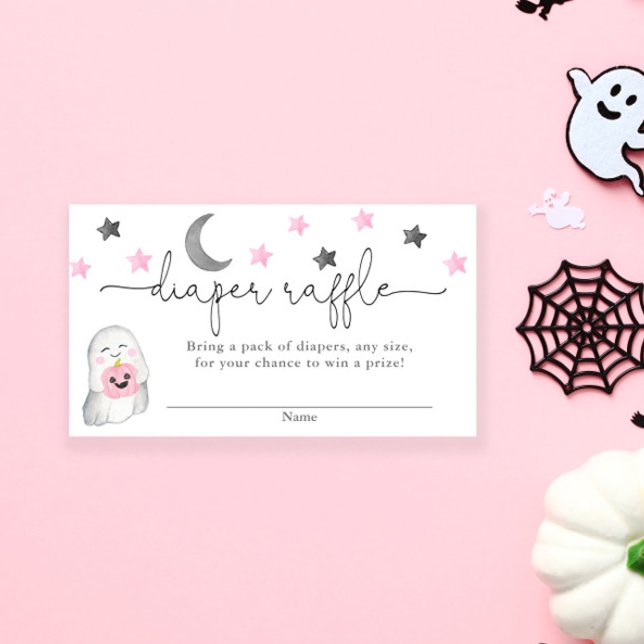 Carte de tombola baby shower pour fille Halloween (Créateur téléchargé)