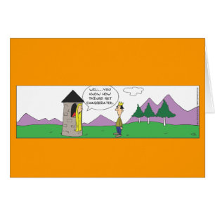 Carte de tour courte Repunzel amusante