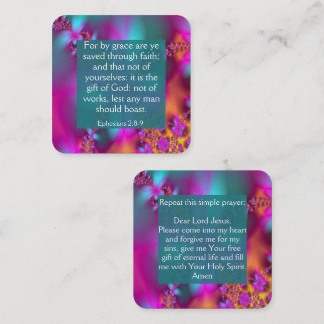 Carte de traçage Gospel (Devant / Derrière)