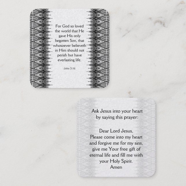 Carte de traçage Gospel (Devant / Derrière)