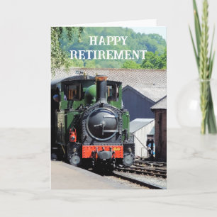 CARTE DE TRAIN À VAPEUR