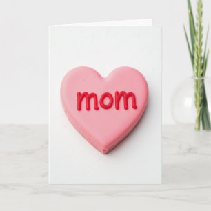 Carte de traitement de cœur de maman douce