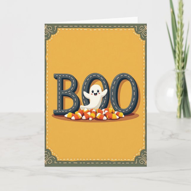 Carte de traitement Sweet Boo (Devant)