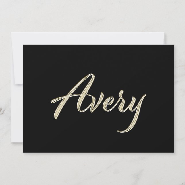 Carte de transfert Avery white gold (Devant)