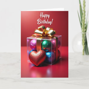 Carte de trésor en feuille d'anniversaire