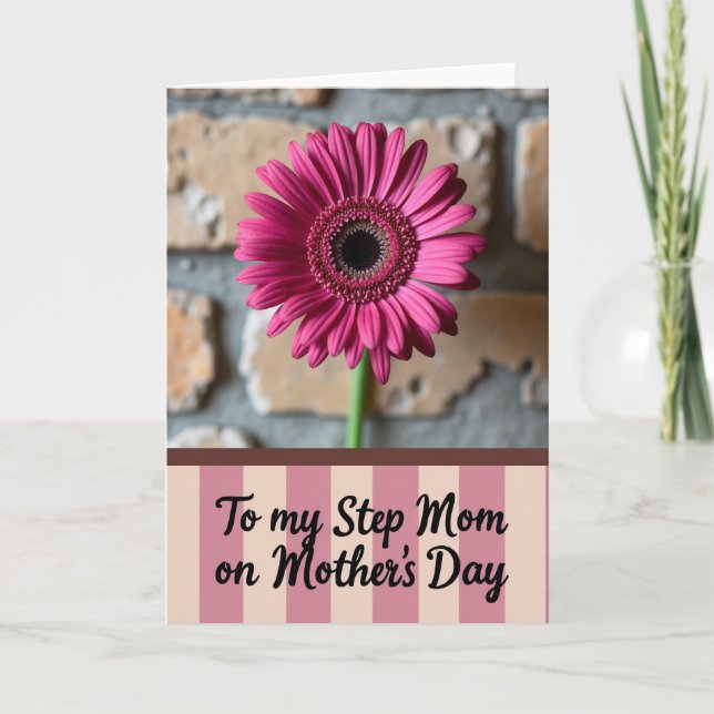 Carte de tribute floral Maman radieuse (Devant)