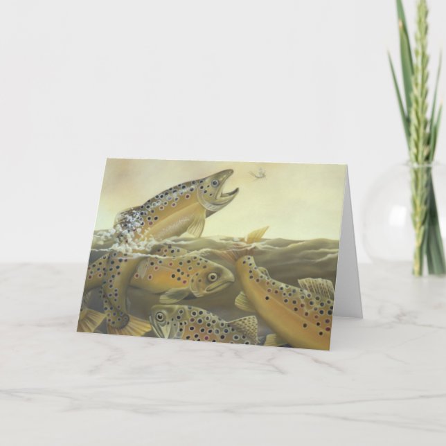 Carte de truite Brown (Devant)