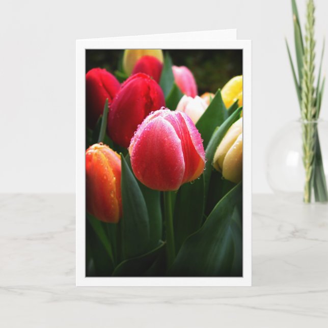 Carte de tulipes (Devant)