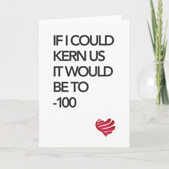 Carte de typographie (Devant)