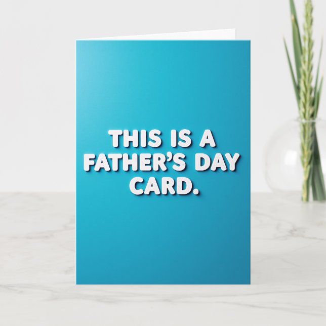 Carte de typographie Papa Cool (Devant)