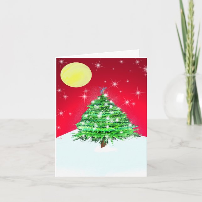 Carte de vacances 2010 (arbre de noël) (Devant)