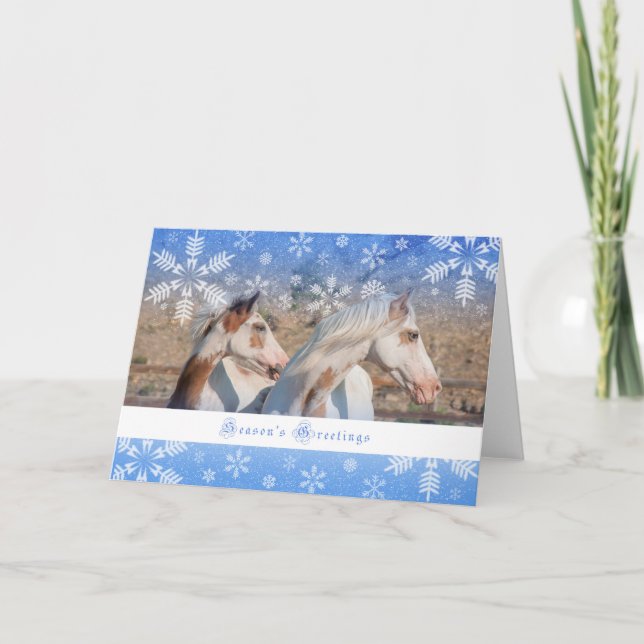 Carte de vacances 5x7 - Poulinette choctaw et son  (Devant)