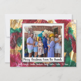 Carte de vacances à plat