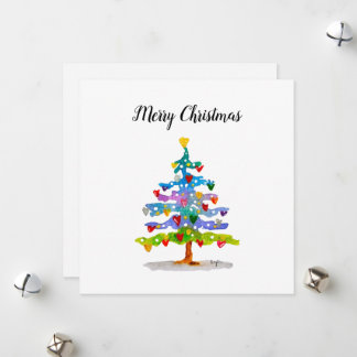 Carte de vacances à plat