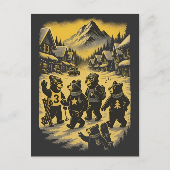 Carte de vacances à plat (Devant)