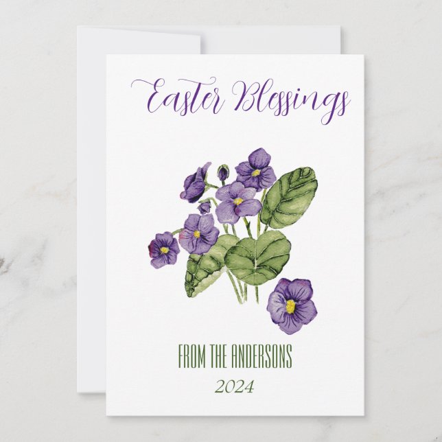 Carte de vacances à plat (Devant)