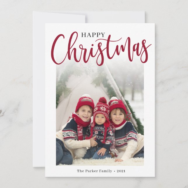 Carte de vacances à plat (Devant)