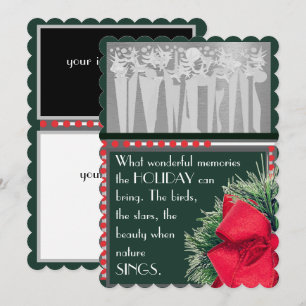 Carte de vacances à plat