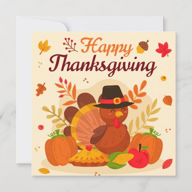 Carte de vacances à plat (Devant)