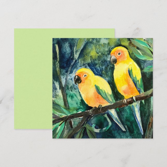 Carte de vacances à plat (Devant / Derrière)