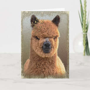 Carte de vacances Alpaca