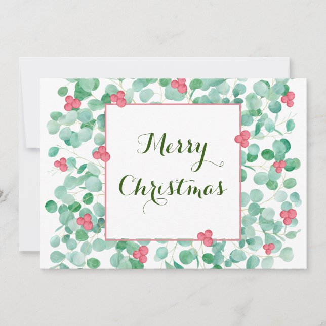 Carte De Vacances Appartement Eucalyptus Et Berry  (Devant)