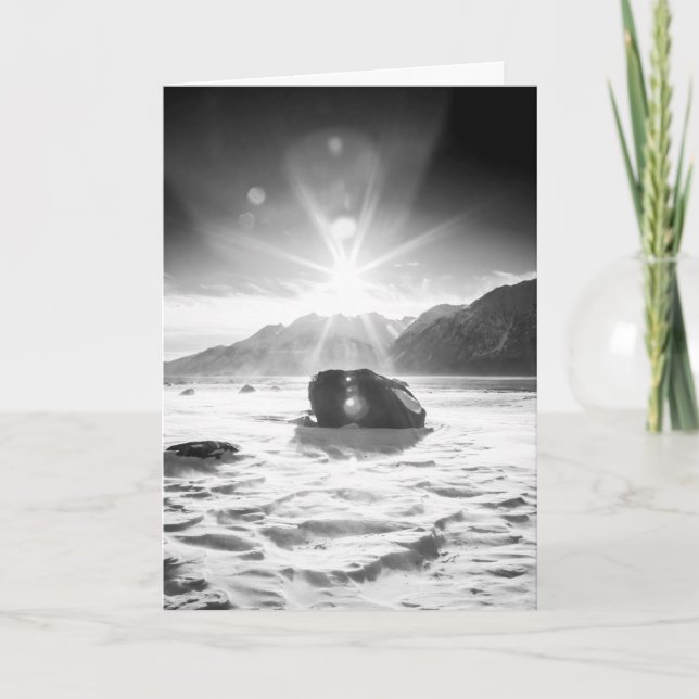 Carte de vacances avec apparition de neige magique (Devant)