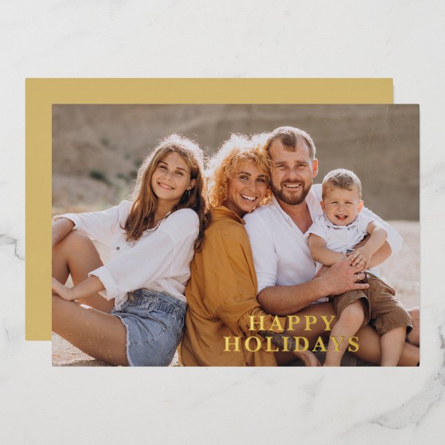 Carte de vacances avec photo de fleurs tropicales  (Recto/Verso)