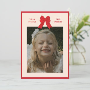 Carte de vacances Big Bow Flat