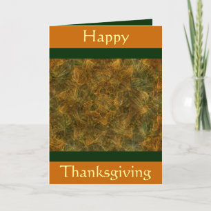 Carte de vacances bon thanksgiving