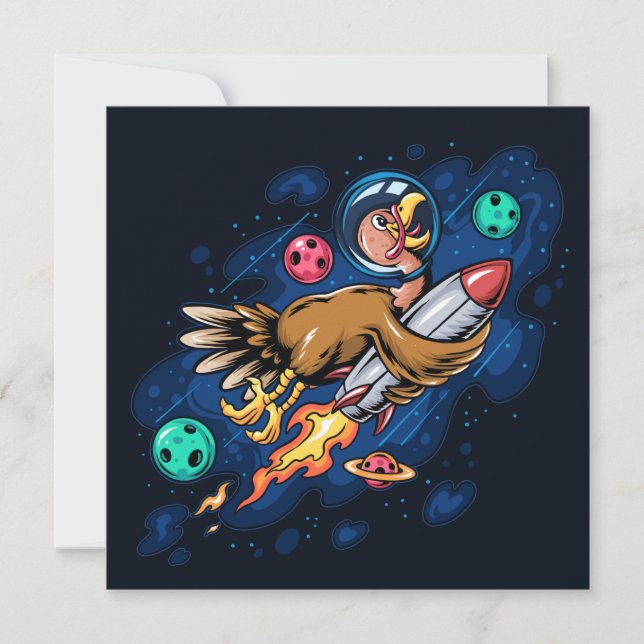 Carte de vacances bon thanksgiving (Devant)