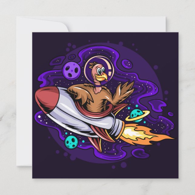 Carte de vacances bon thanksgiving (Devant)