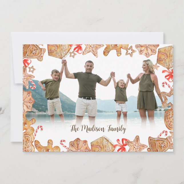 Carte de vacances Cookies de Noël (Devant)